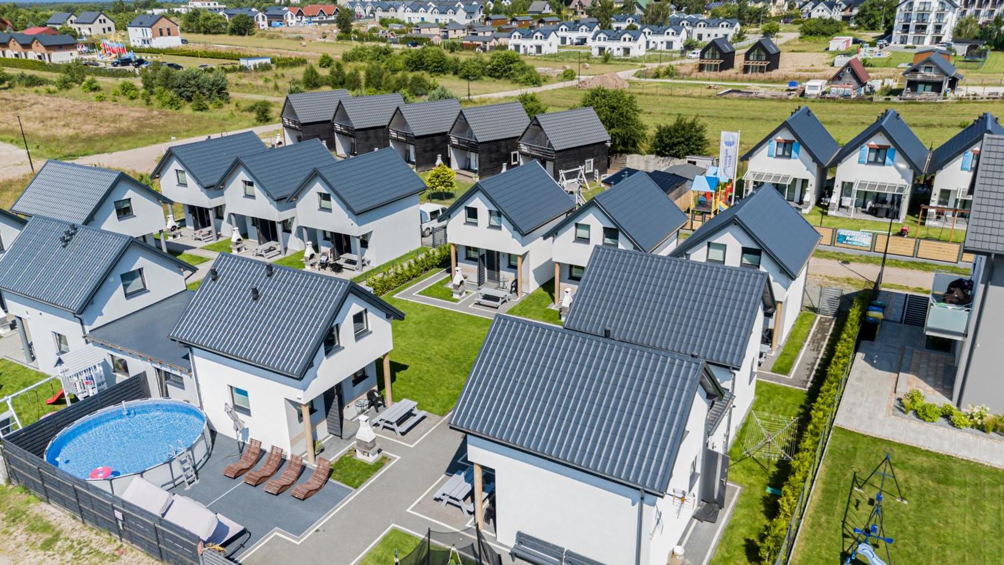 Domki Lesne Zacisze - Domki Z Basenem Jastrzębia Góra Exterior foto